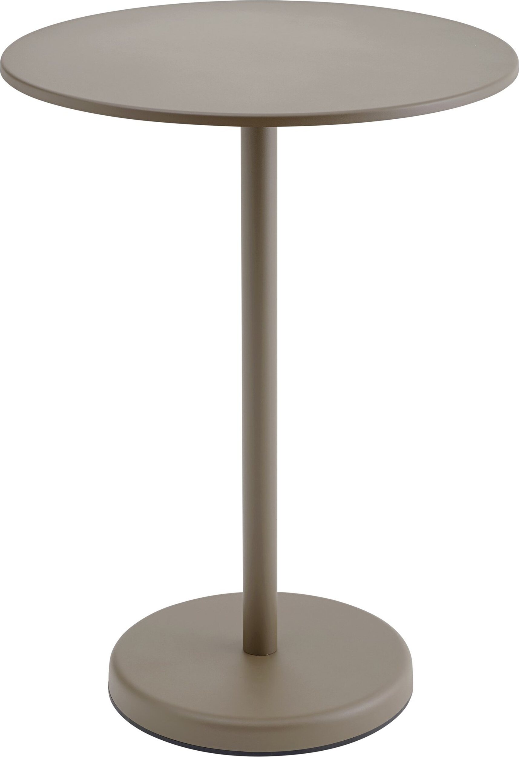 Linear Couchtisch rund 70 x 95 cm, taupe