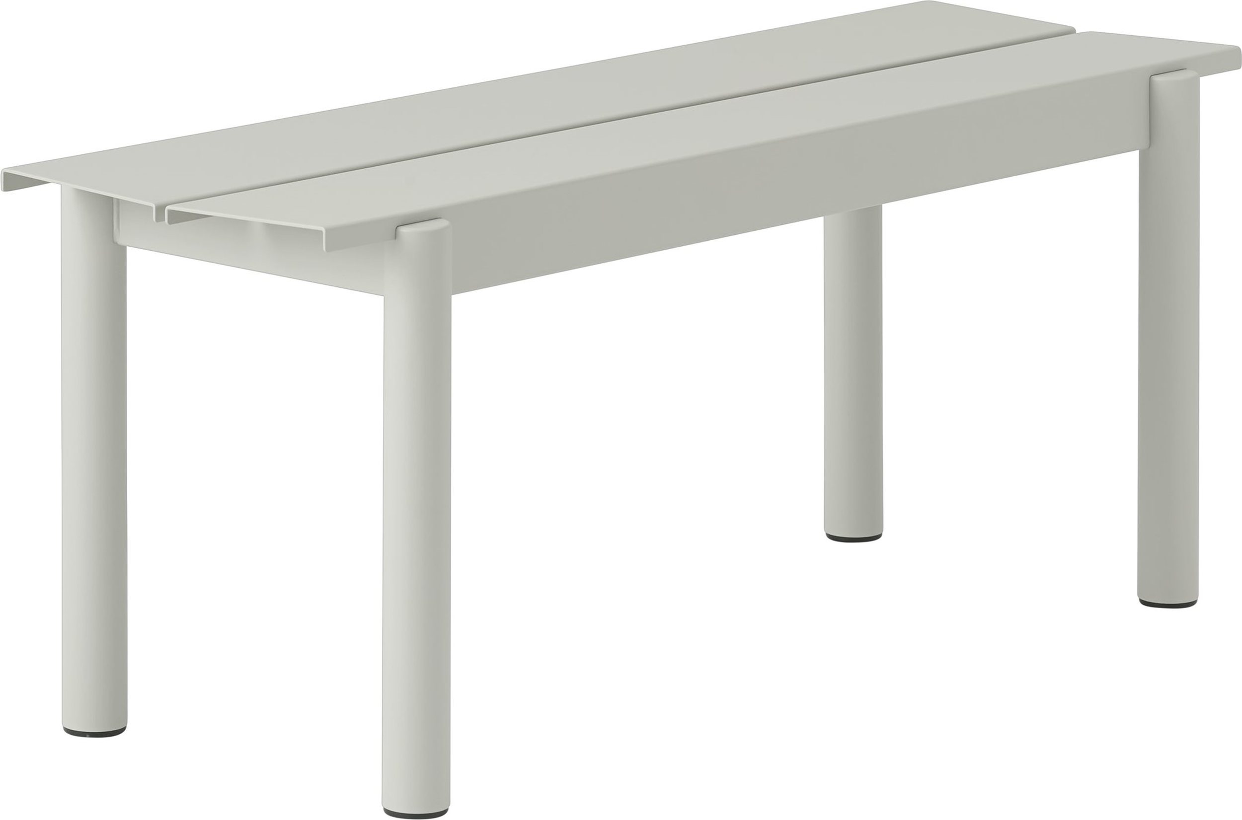 Linear Gartenbank 110 cm grau