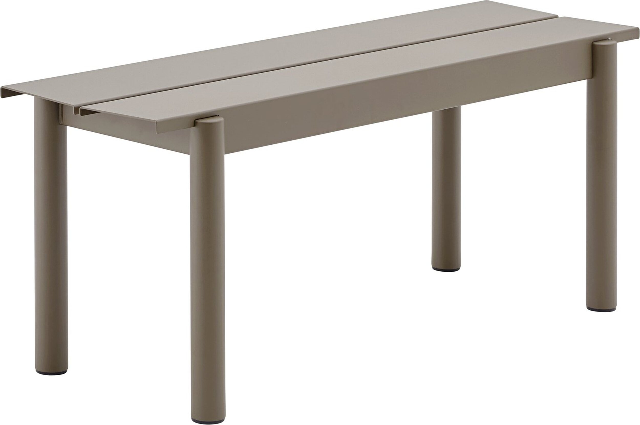 Linear Gartenbank 110 cm, taupe