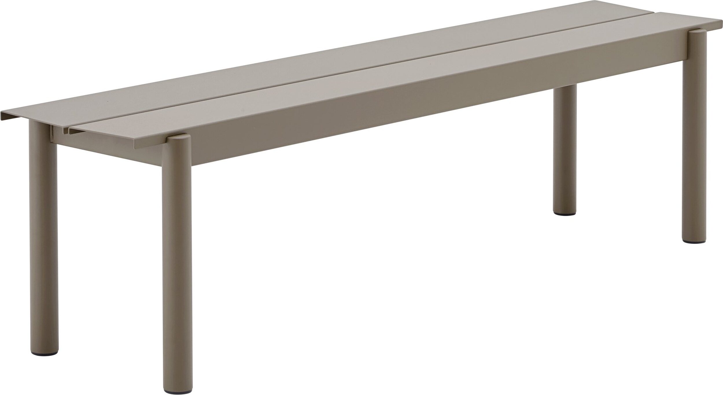Linear Gartenbank 170 cm, taupe