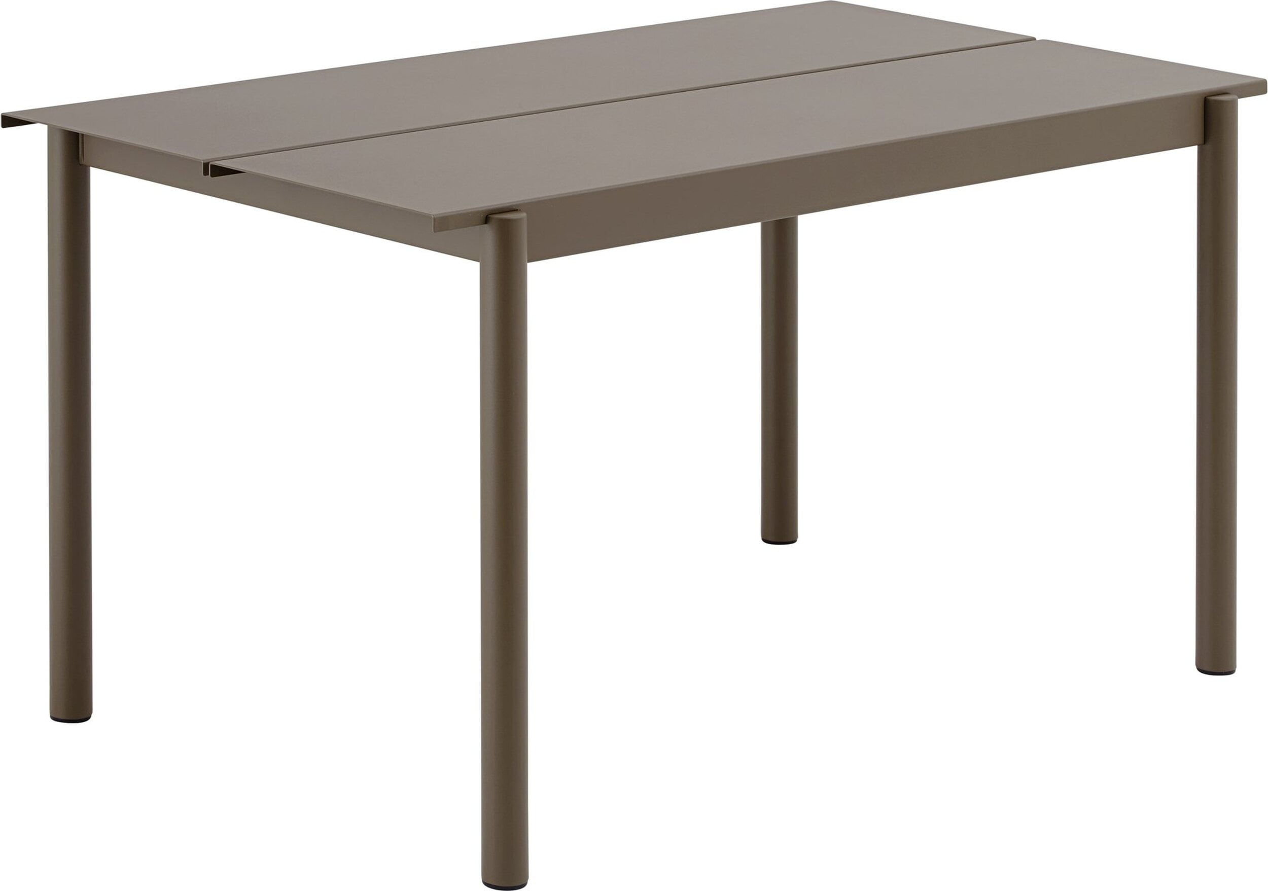 Linear Gartentisch 140 x 75 cm, Taupe
