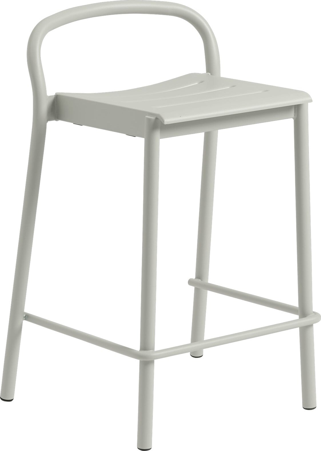 Linear Hocker 65 cm grau