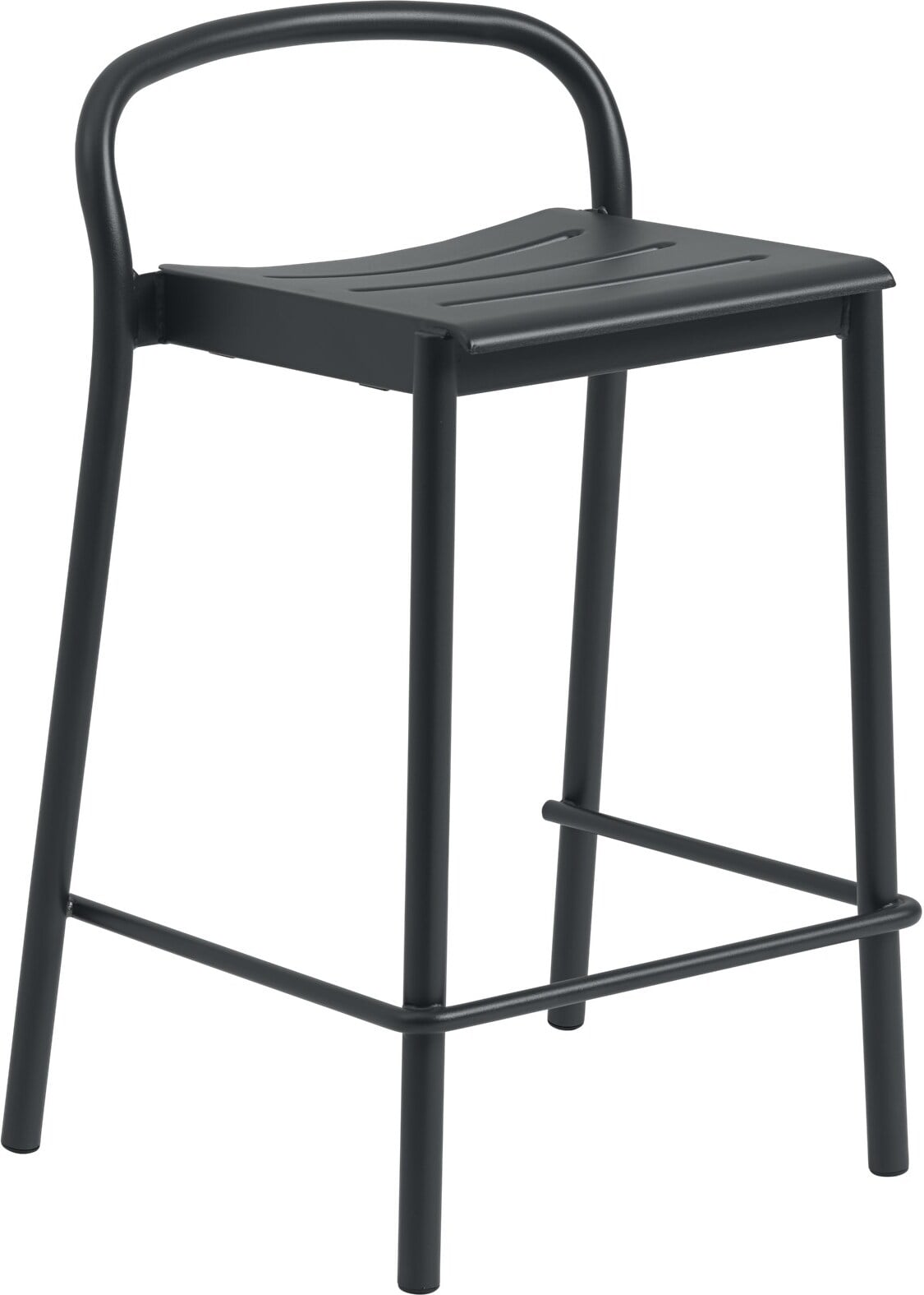 Linear Hocker 65 cm schwarz