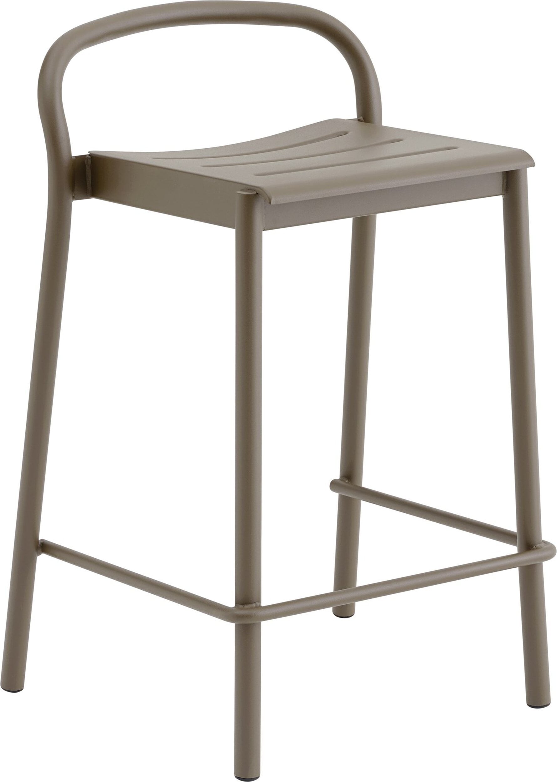 Linear Hocker 65 cm, taupe