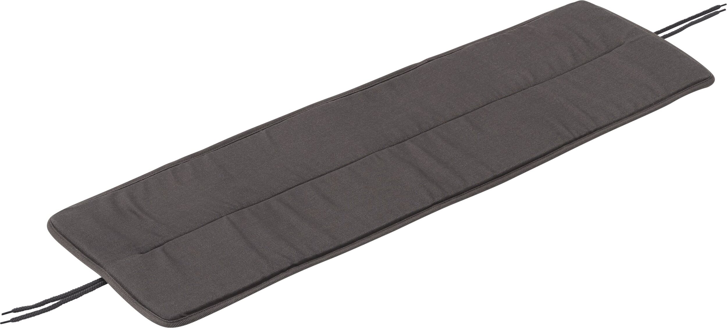 Linear Sitzkissen für Gartenbank 110 cm dunkelgrau