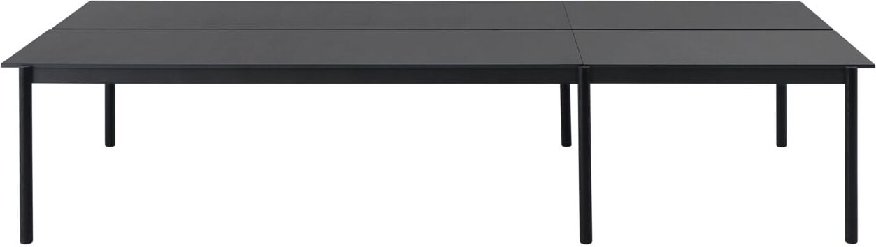 Linear System 1 Tisch schwarz Nanolaminat