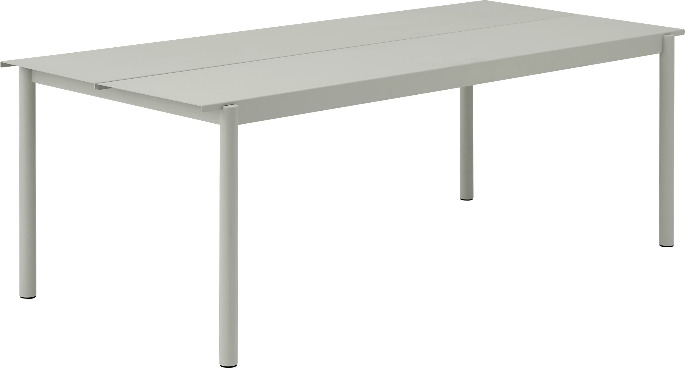 Linear Tisch 220 x 90 cm, grau