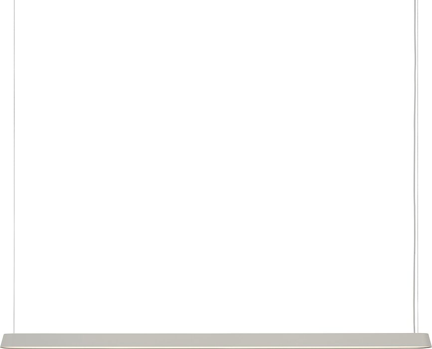 Linear Viseča svetilka, široka, siva