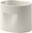 Macetero Ridge, 15 cm, blanco