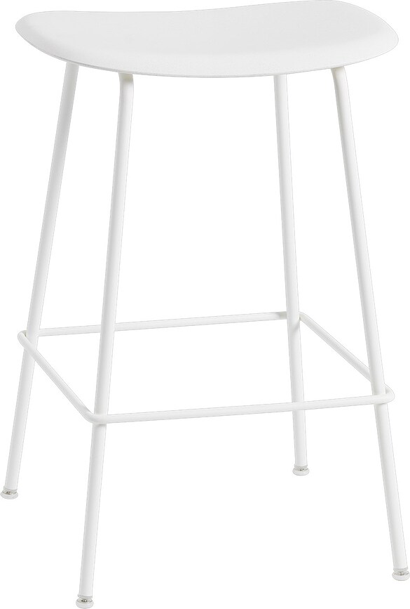 Malá stolička Fiber Tube 65 cm biela