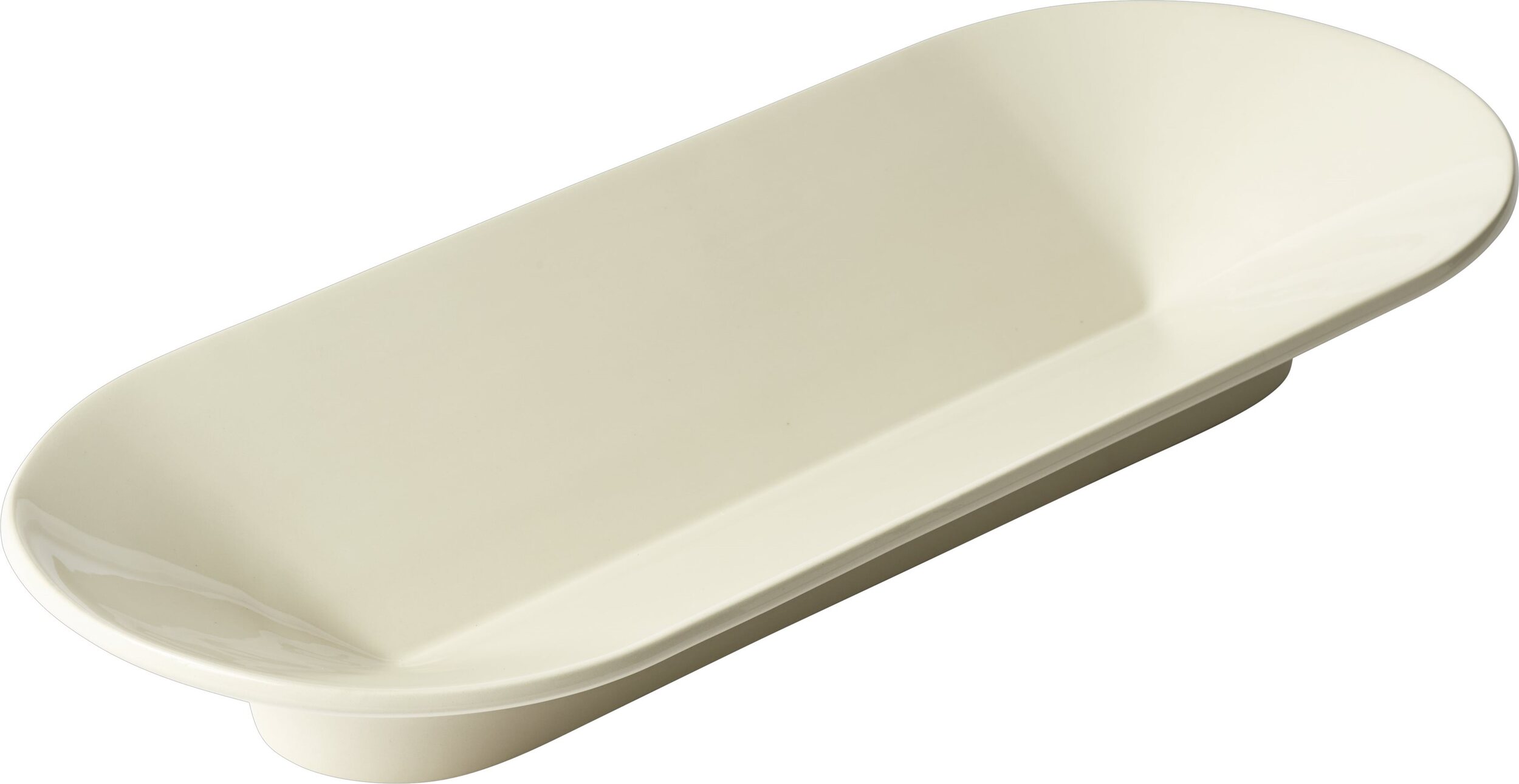 Mere Schüssel 51,5 cm gedämpftes Weiß