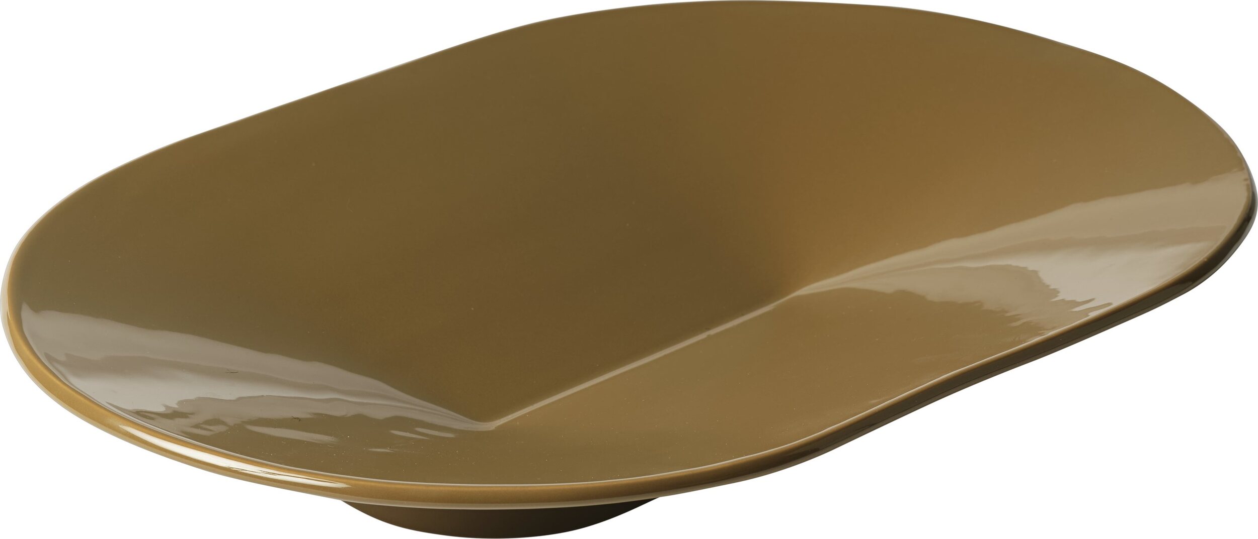 Mere Schüssel 52 x 36 cm braungrün
