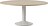 Midst Tisch 160 cm rund helle Eiche auf grauem Bein
