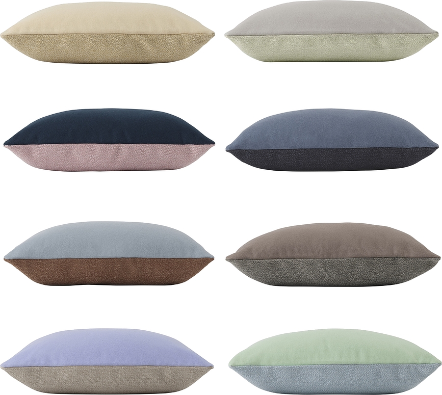 Mingle Coussin Décoratif, 35 x 55 cm, taupe