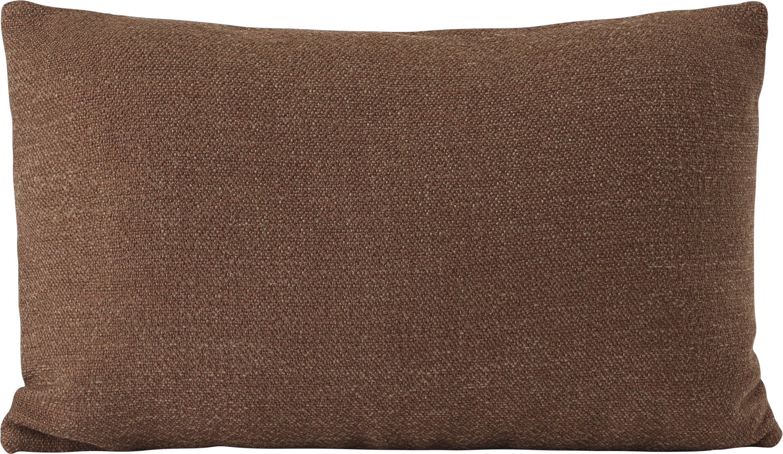 Mingle Dekoratives Kissen 35 x 55 cm braun-himmelblau