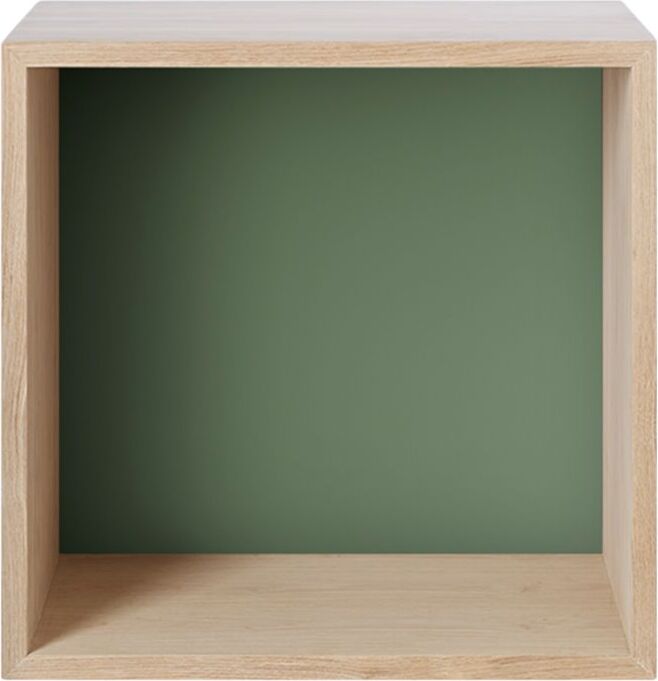 Mini Stacked Modulares Regal M helle Eiche - gedämpftes Grün
