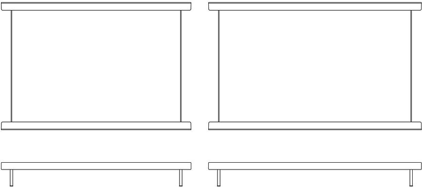 Moduļu dīvāna rāmis In Situ 4 Seater Frame Configuraton 3