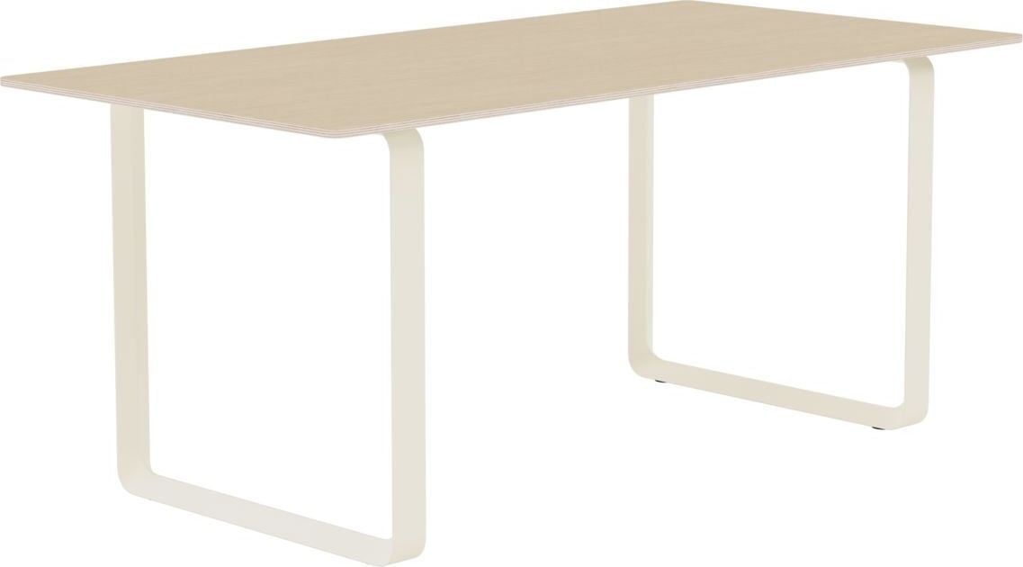 Muuto Tisch 170 x 85 cm natürlich sandfarbene Beine
