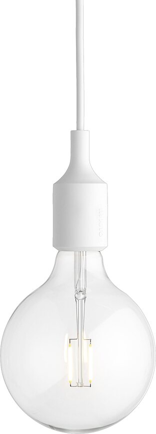 Muuto Viseča svetilka E27, bela