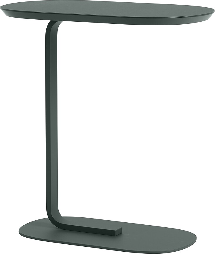 Odkladací stolík Relate 60,5 cm tmavozelený
