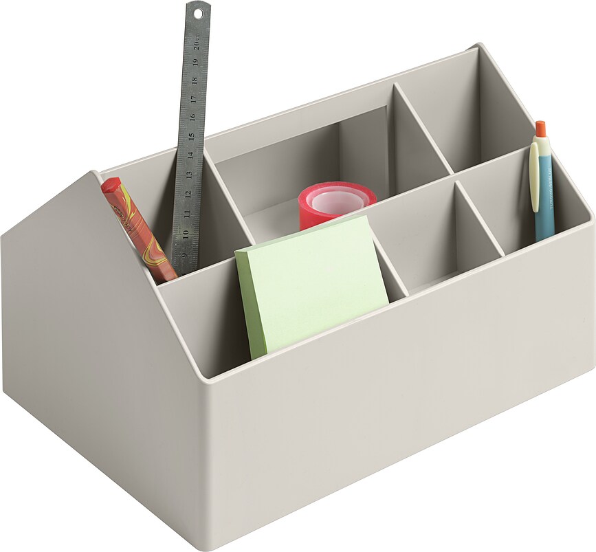 Organizador de escritorio Sketch, gris