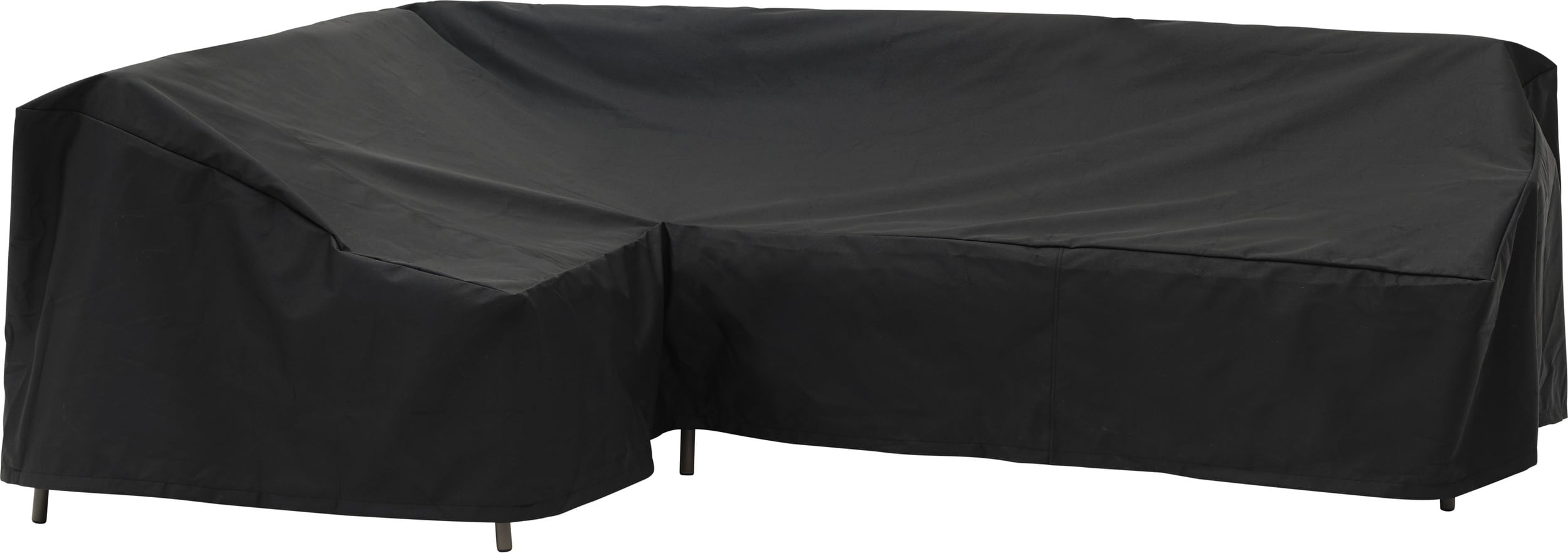 Outdoor Cover Ecksofa-Schutzhülle Konfiguration 3+5, schwarz