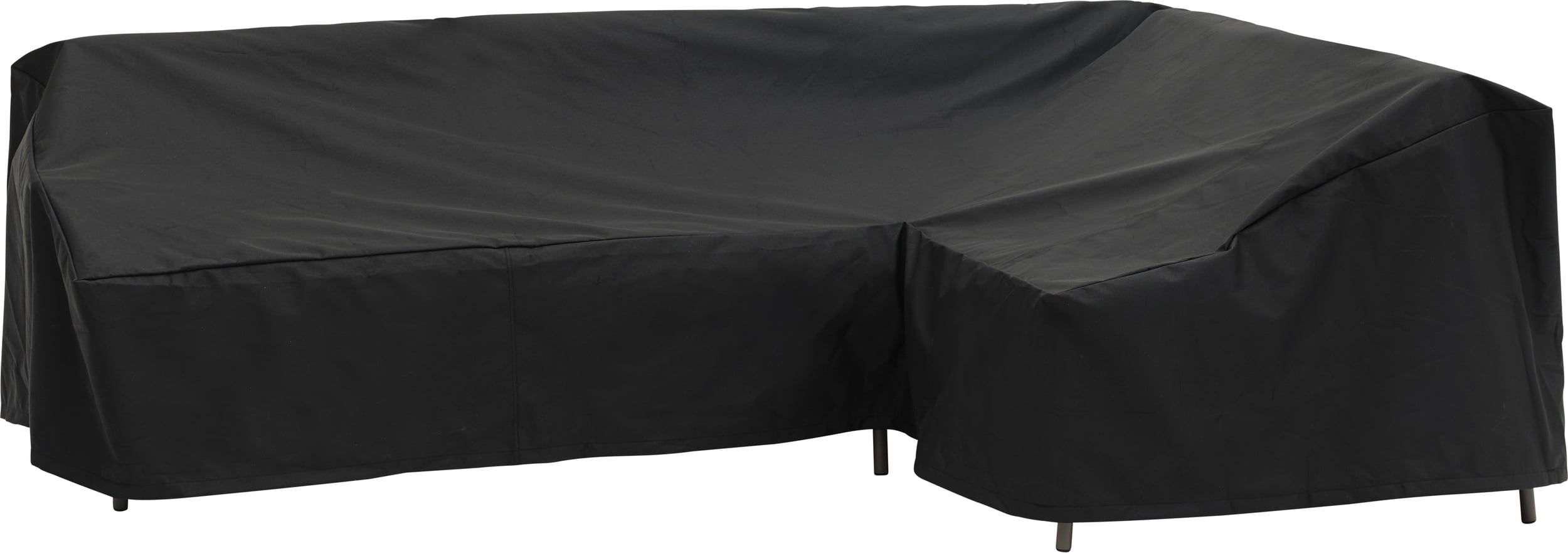 Outdoor Cover Ecksofa-Schutzhülle Konfiguration 4+5, schwarz