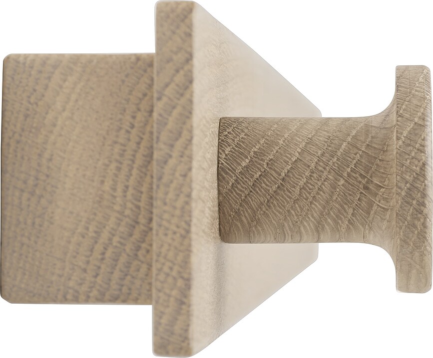 Perchero de Pared de roble claro Avail, con ganchos marrones