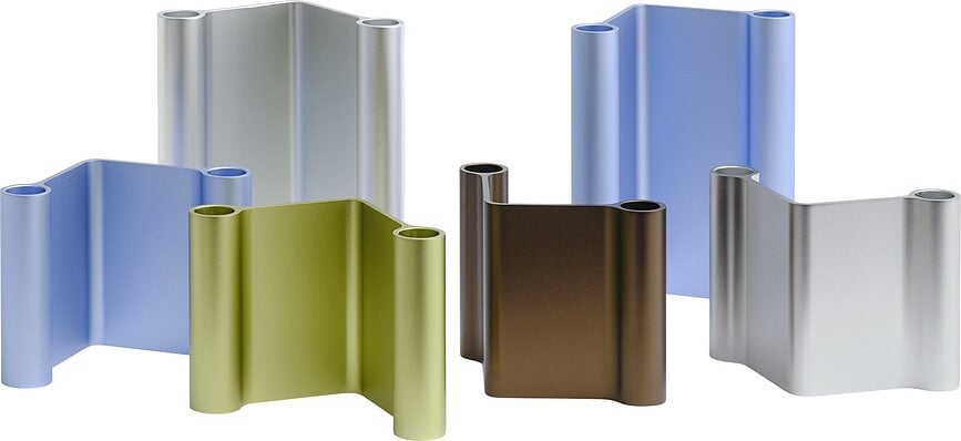 Portavelas Pair, 11 cm, marrón