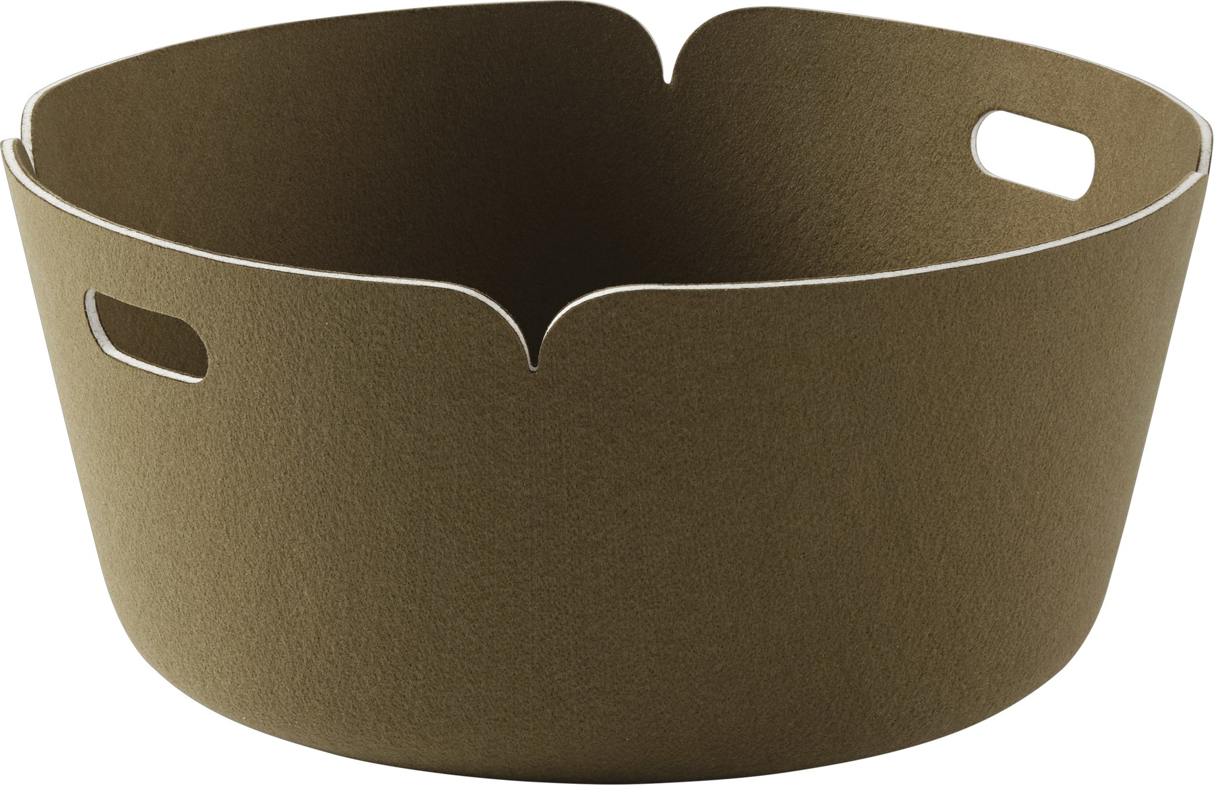 Restore Aufbewahrungskorb rund khaki