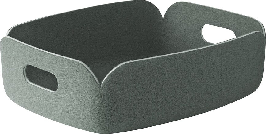 Restore Καλάθι Αποθήκευσης χαμηλό, 31 x 40 cm, πράσινο της σκόνης