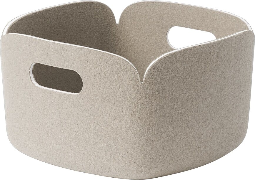 Restore Panier de Rangement 28 x 28 cm, sable