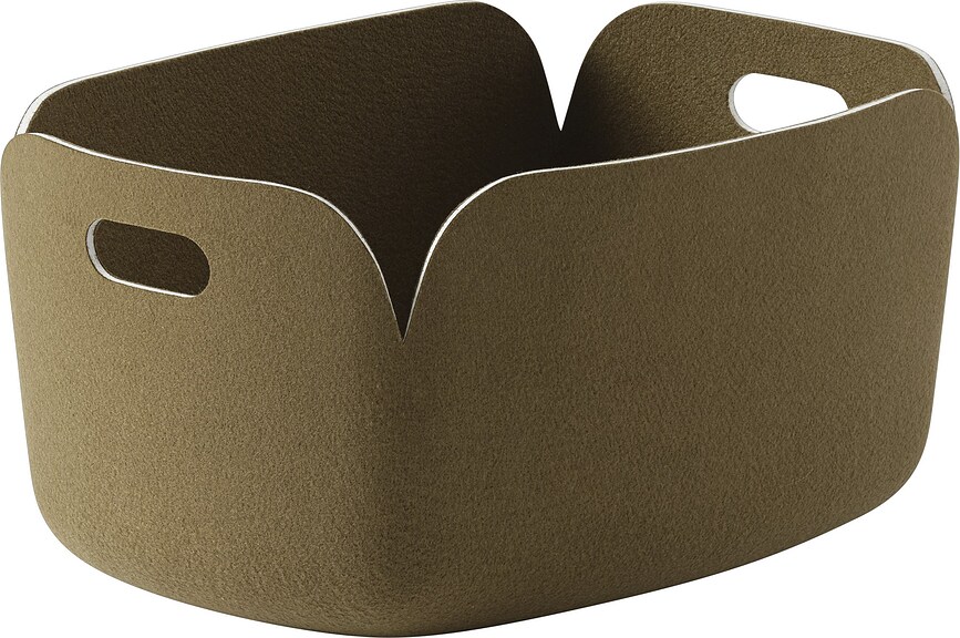 Restore Panier de Rangement 35 x 48 cm, kaki