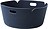 Restore Panier de Rangement rond, bleu marine