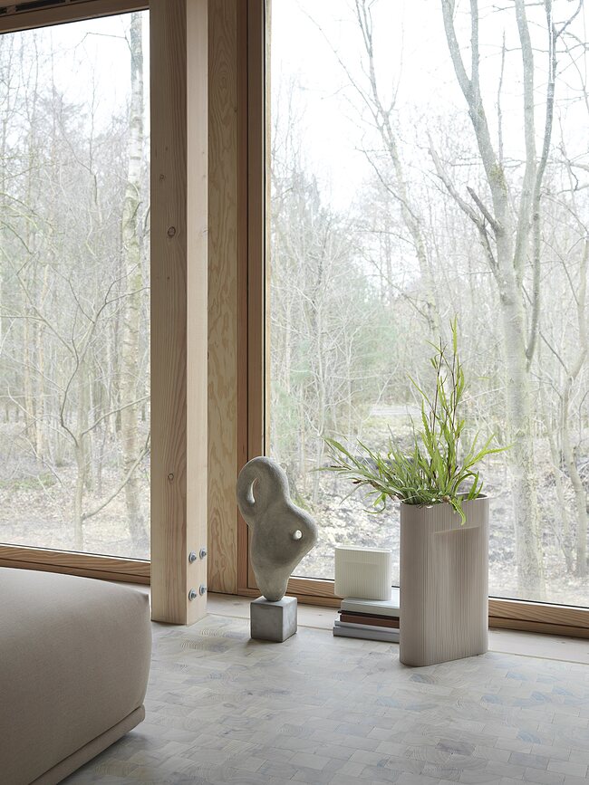 Ridge Βάζο, 48,5 εκ., λευκό