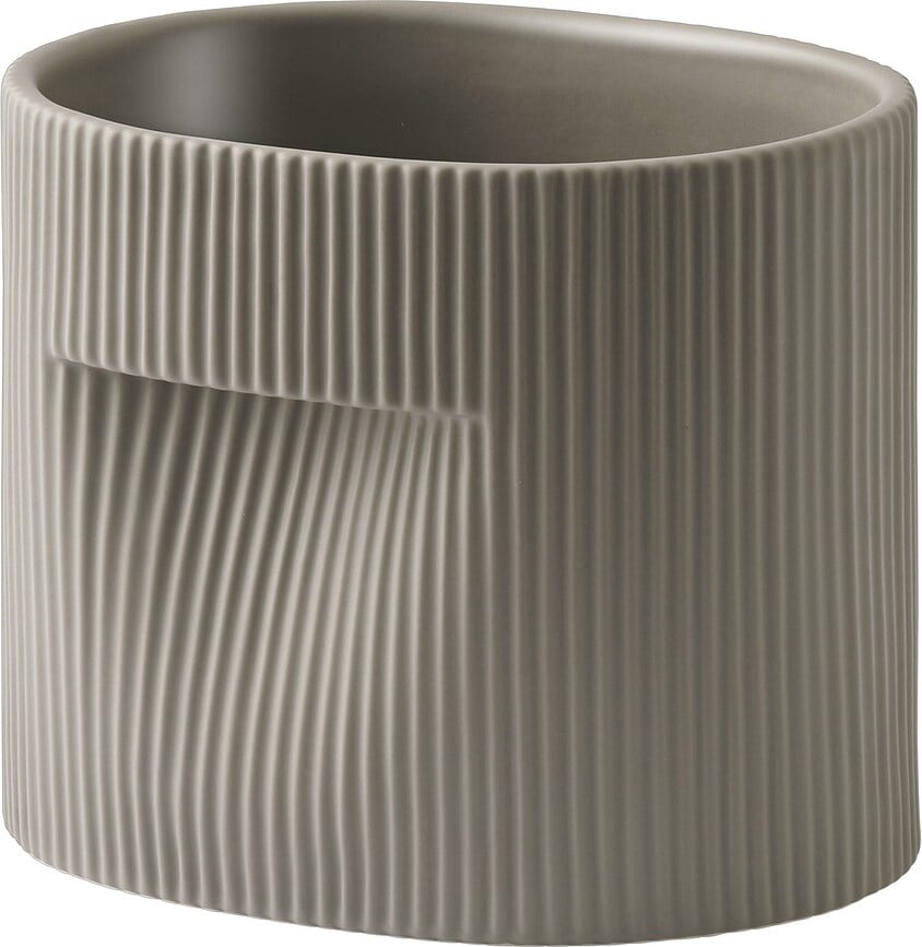 Ridge Cache-pot 15 cm, taupe