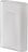 Ridge Vase 35 cm white glass