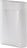 Ridge Vase 48,5 cm white glass