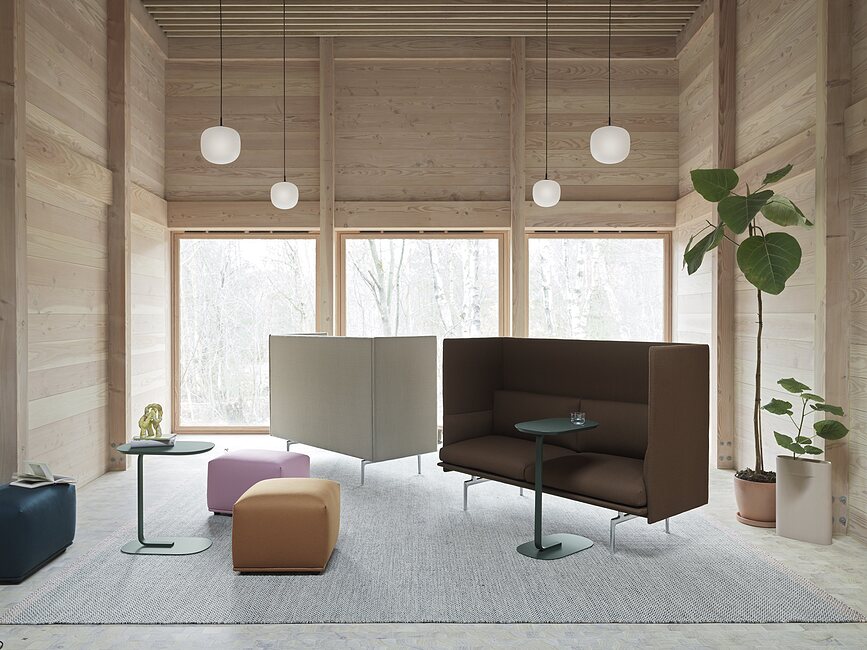 Rime Suspension 25 cm, grise