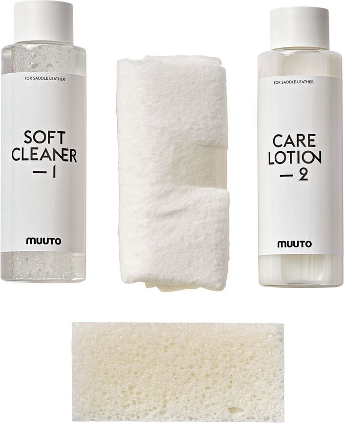 Set de limpieza y cuidado para cuero Muuto, 4 piezas