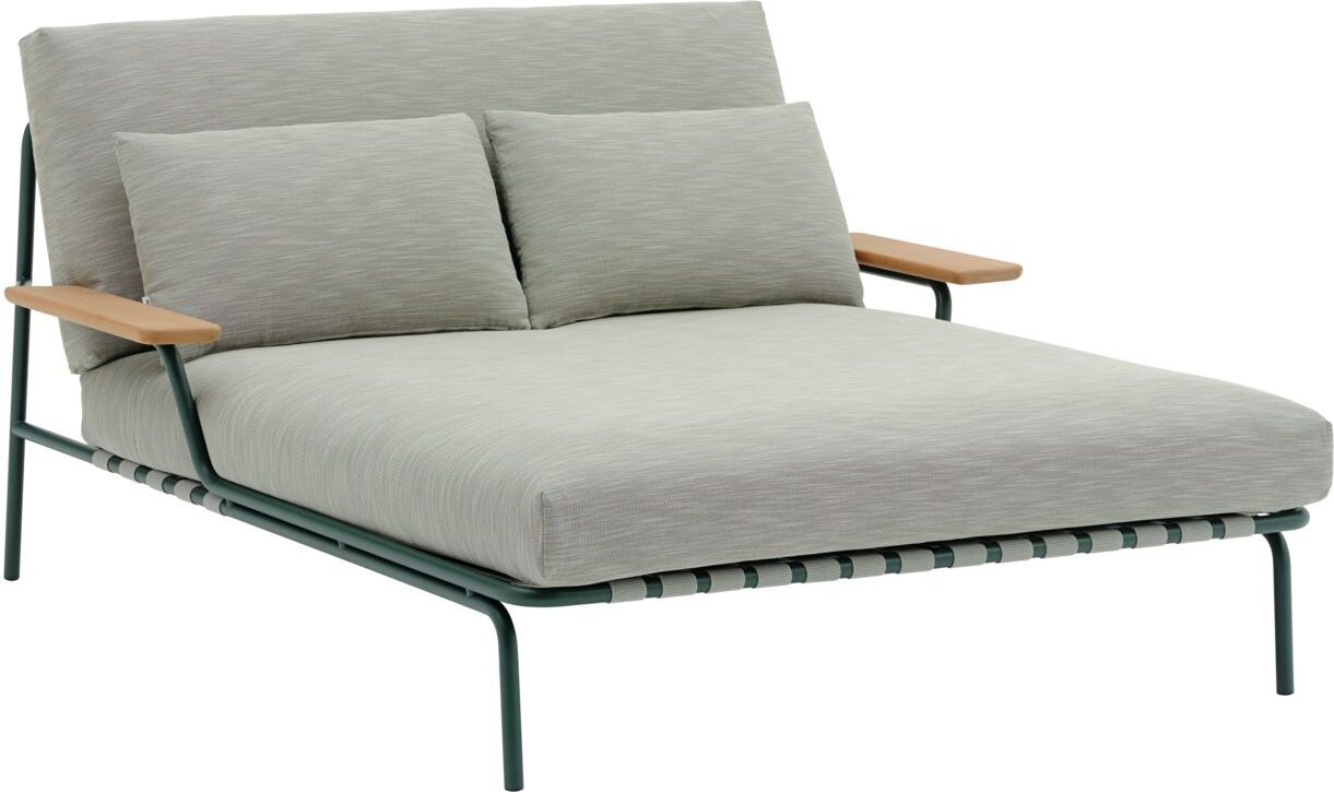 Settle Gartenliege, braungrau