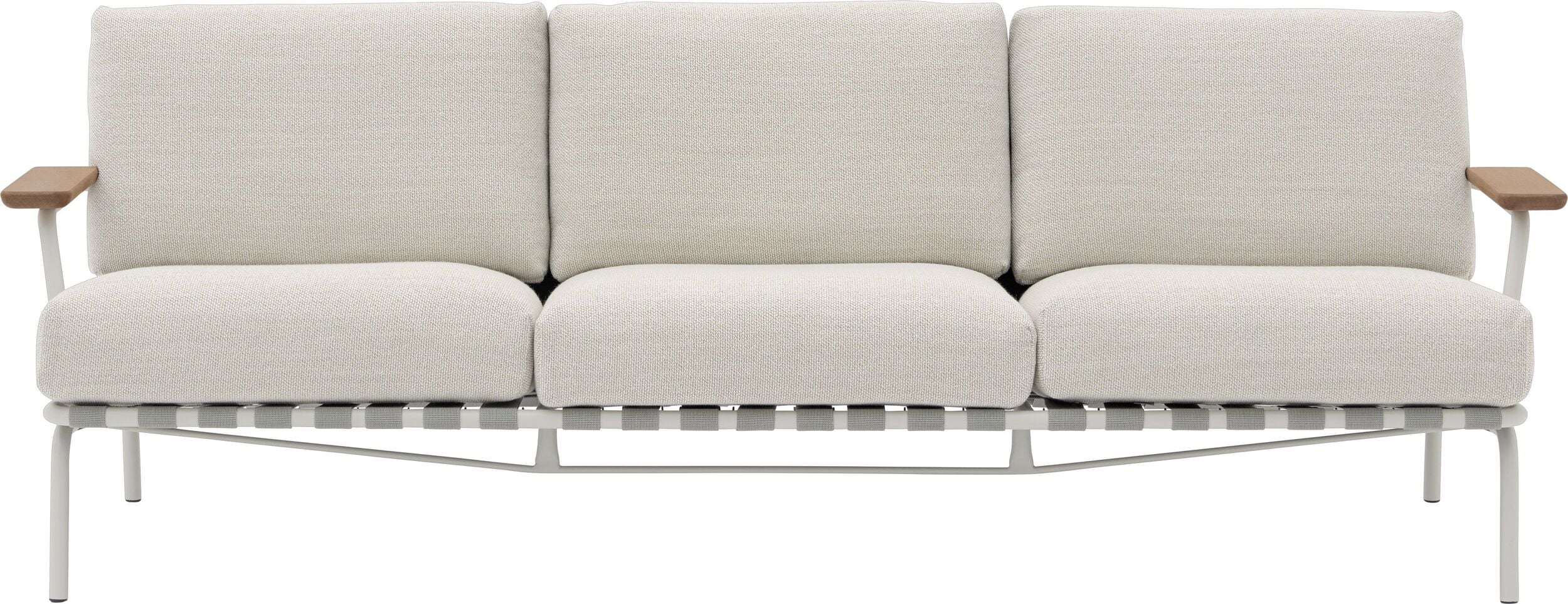 Settle Gartensofa beige 3-Personen-