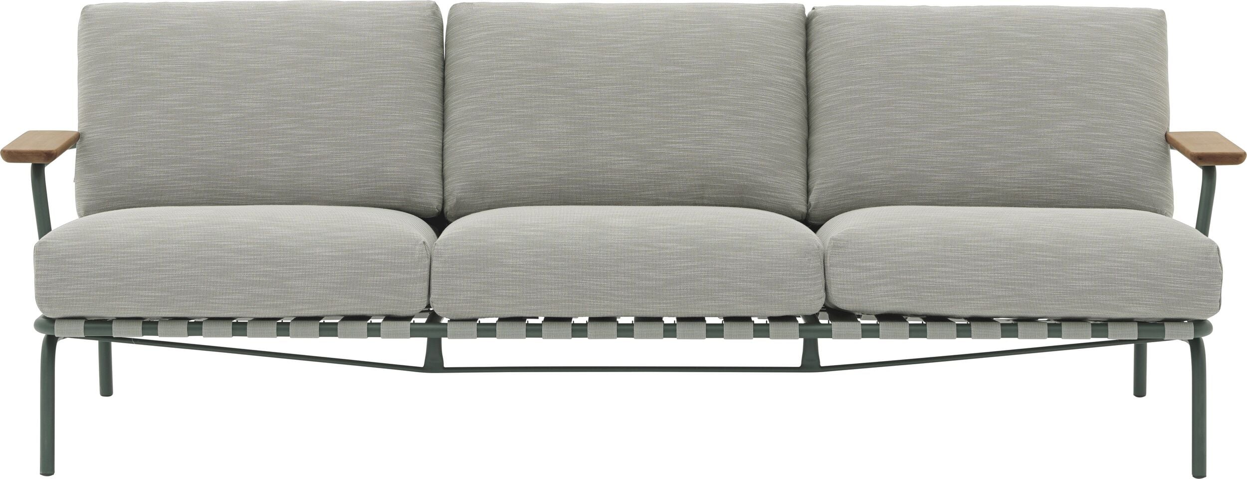 Settle Gartensofa braungrau 3-Personen-
