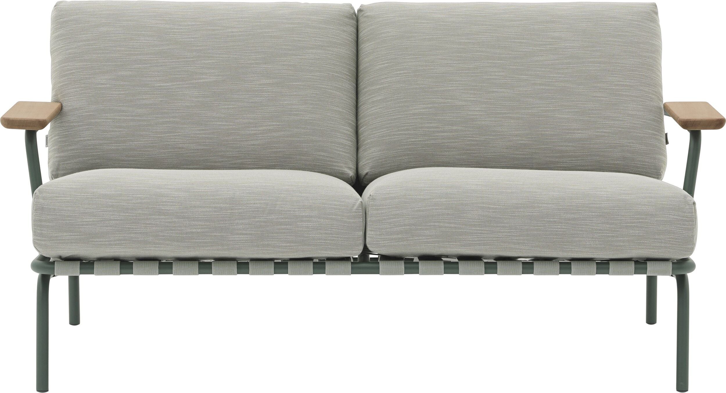 Settle Gartensofa braungrau für 2 Personen