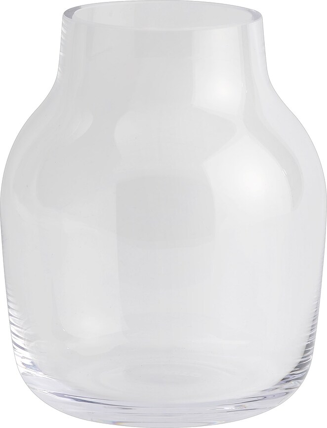Silent Vaza 13,4 cm transparentna
