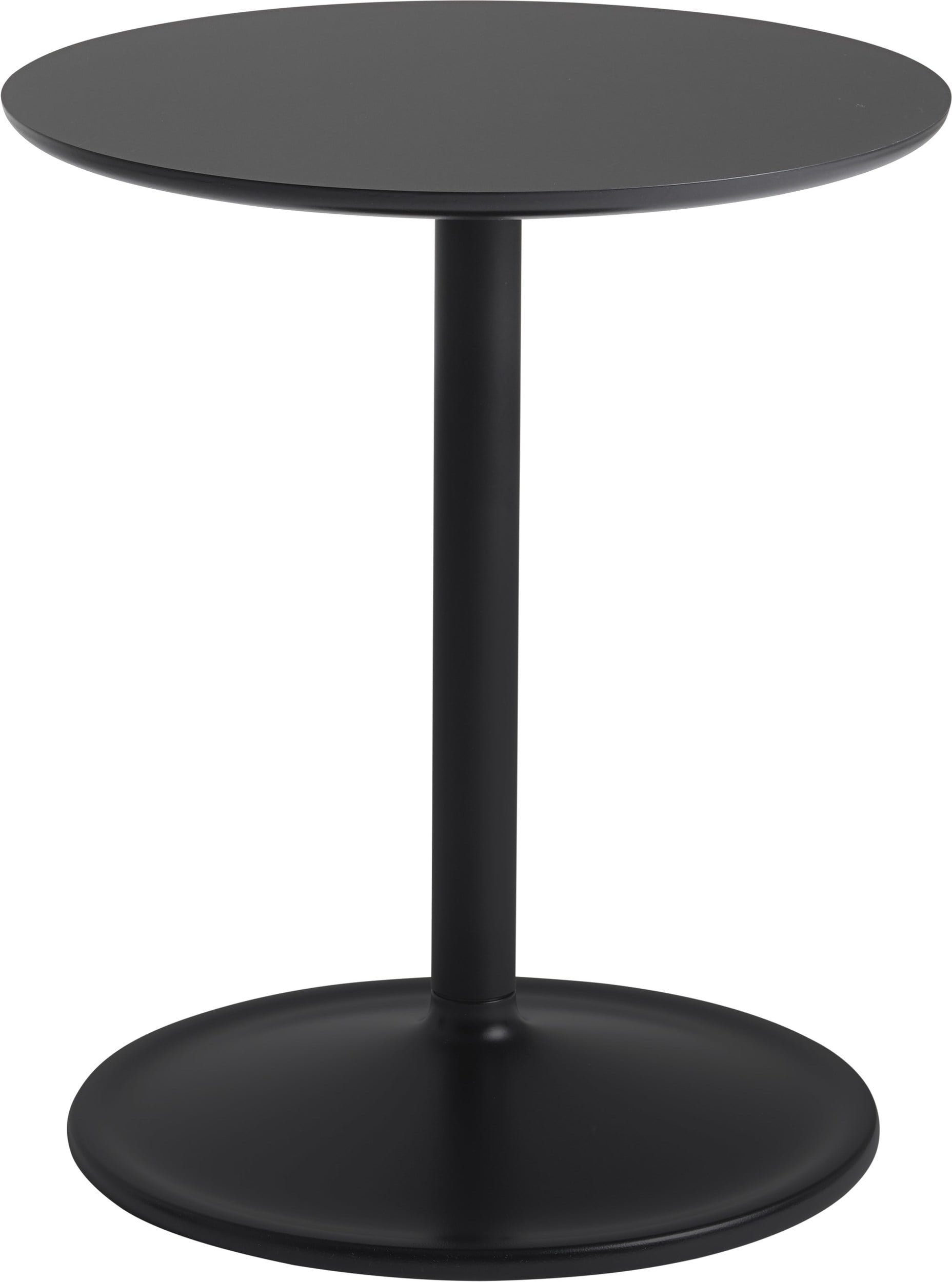 Soft Beistelltisch 41 x 48 cm schwarz laminiert