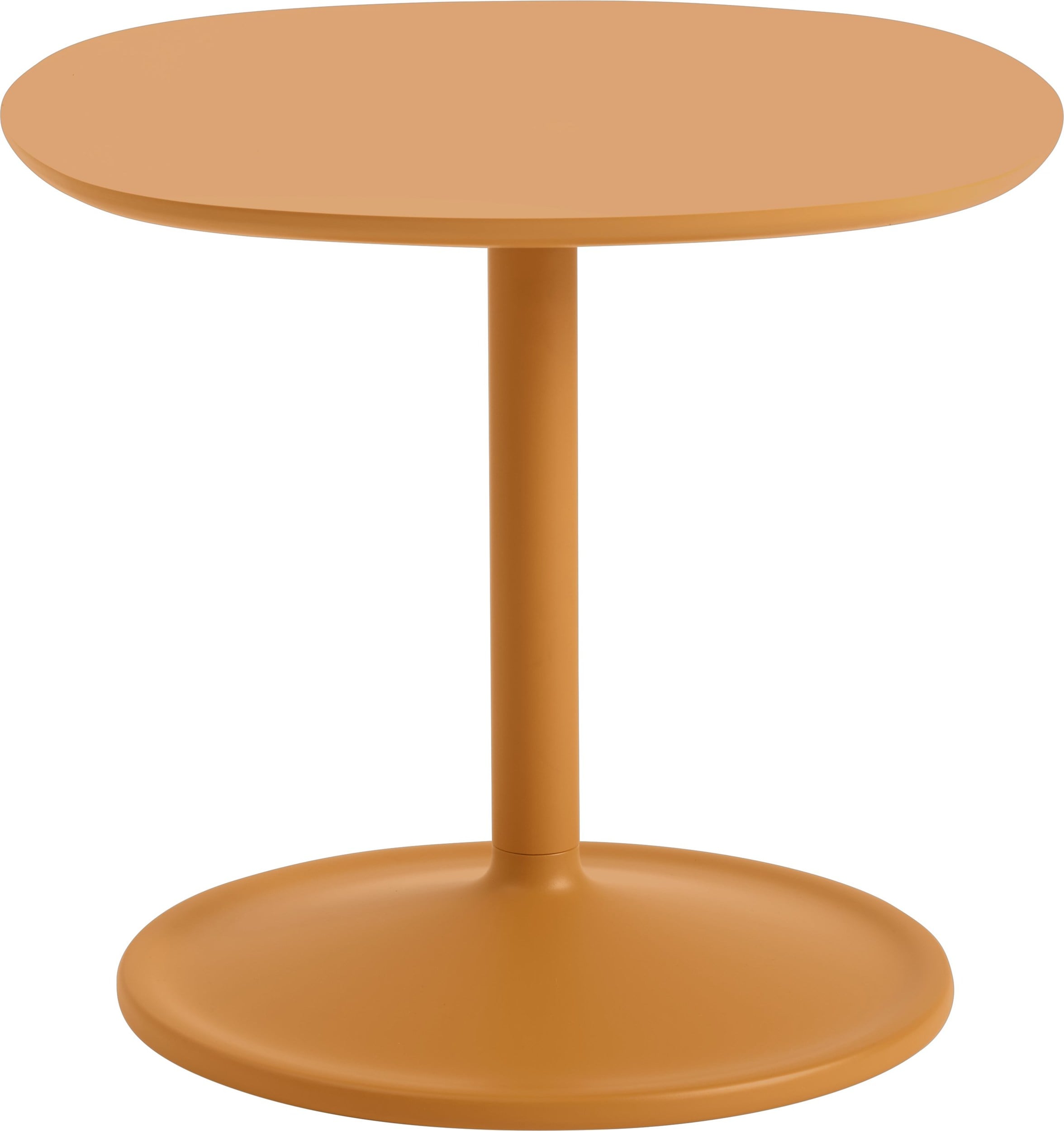 Soft Beistelltisch 45 x 40 cm orangefarben laminiert