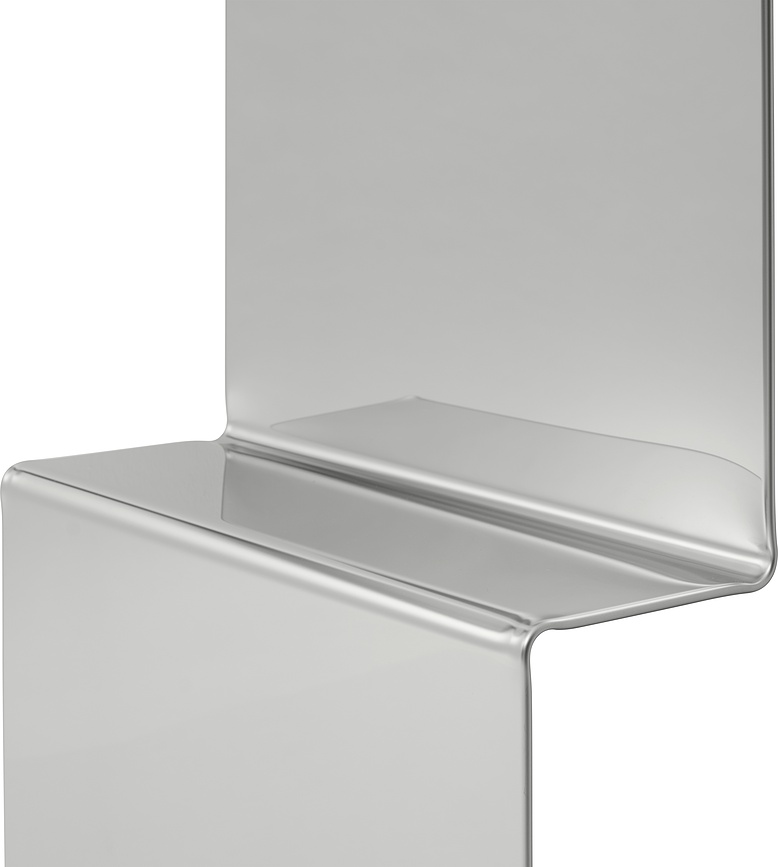 Spegel Pleat i stål 227 x 57 cm