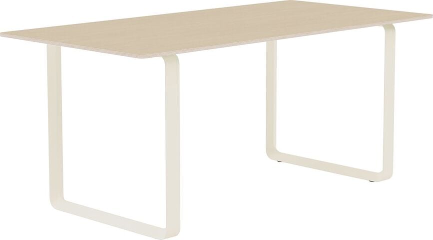 Stôl Muuto pieskovo hnedé nohy 170 x 85 cm prírodný
