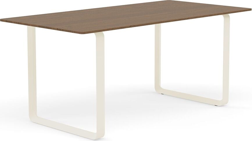 Stôl Muuto pieskovo hnedé nohy 170 x 85 cm tmavý dub